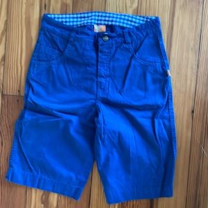 Bambino blue shorts 100% cotton, youth size 8